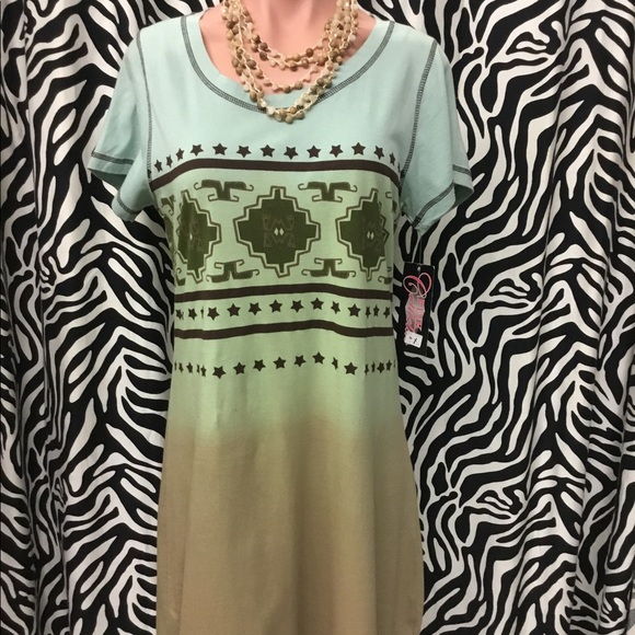 Pendleton Print With Stars Dress - Picture 1 of 8